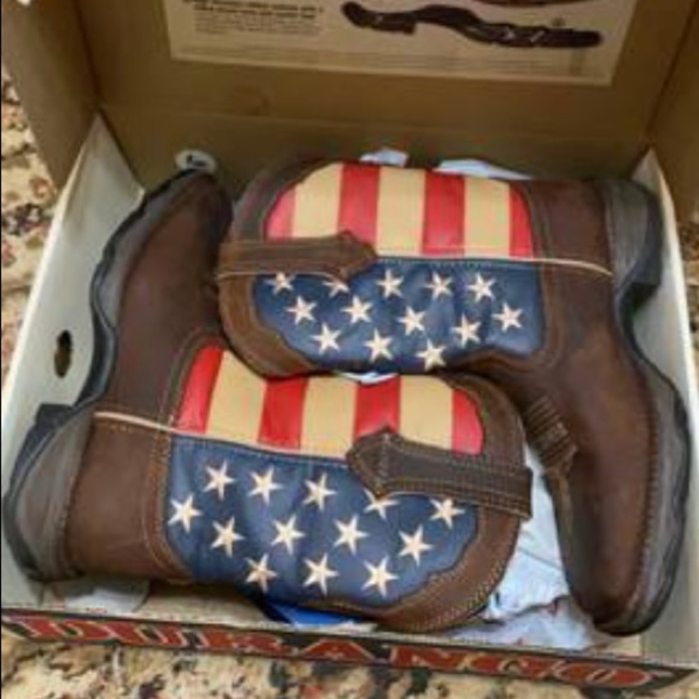 SOLD - American Flag Cowgirl Boots